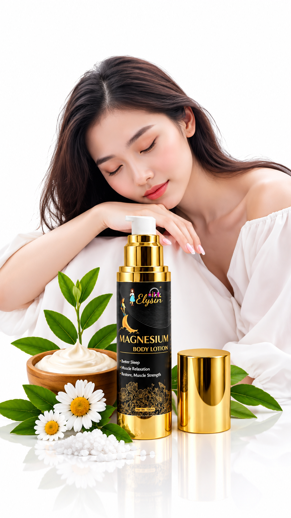 Elysin Relaxing Magnesium Body Lotion (Night Care)