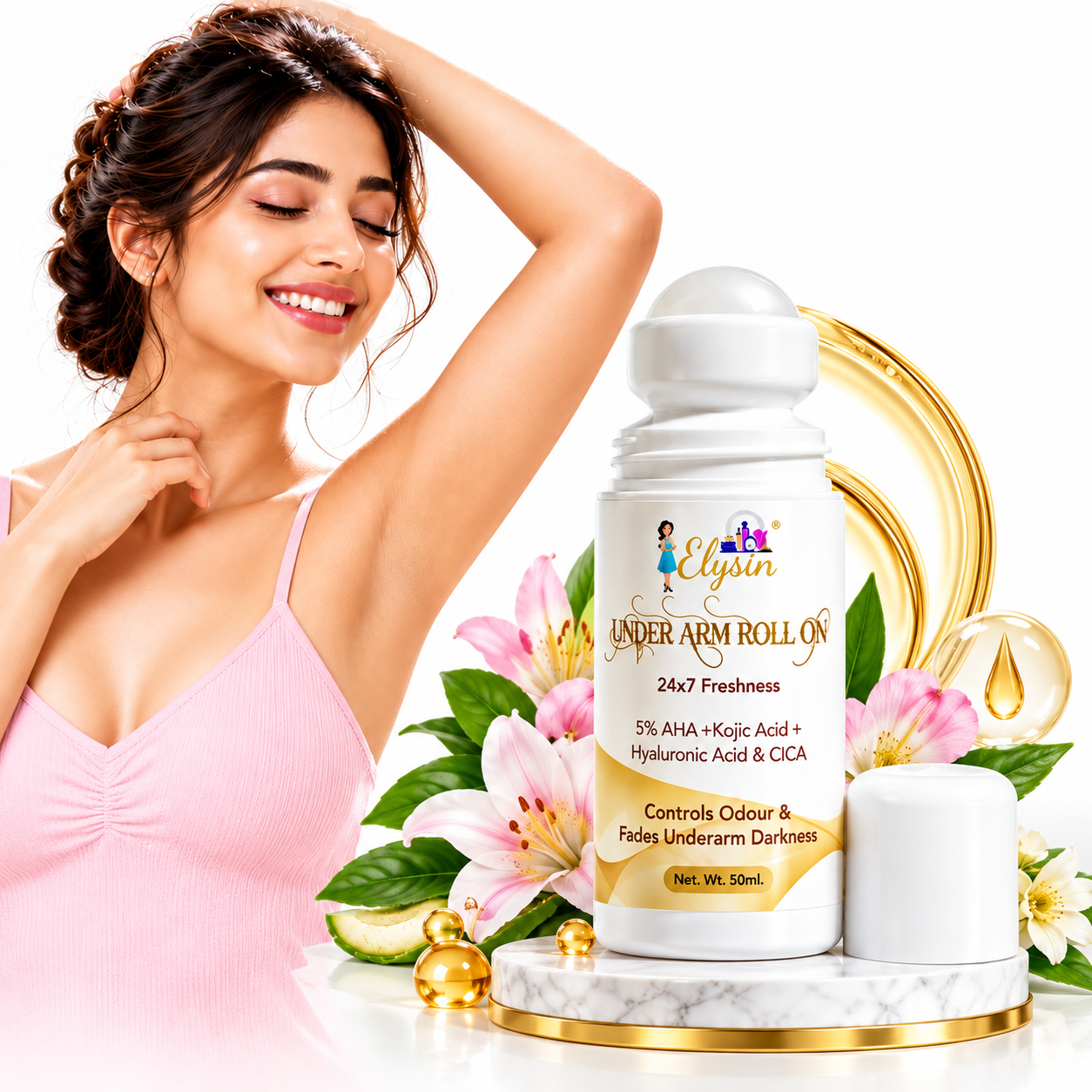 Elysin Anti-Odor Under Arm Roll-On