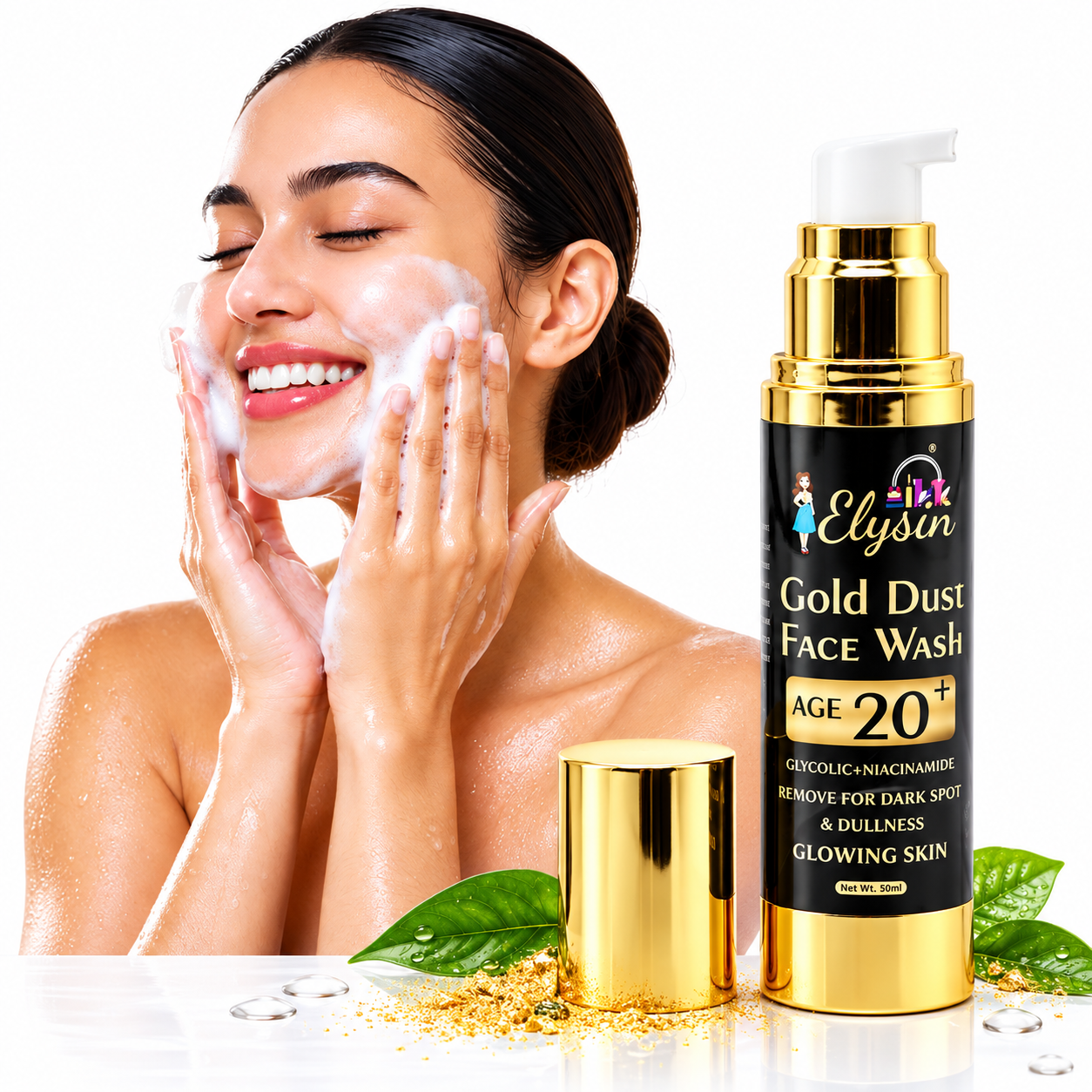 Gold  24K Dust Face wash 