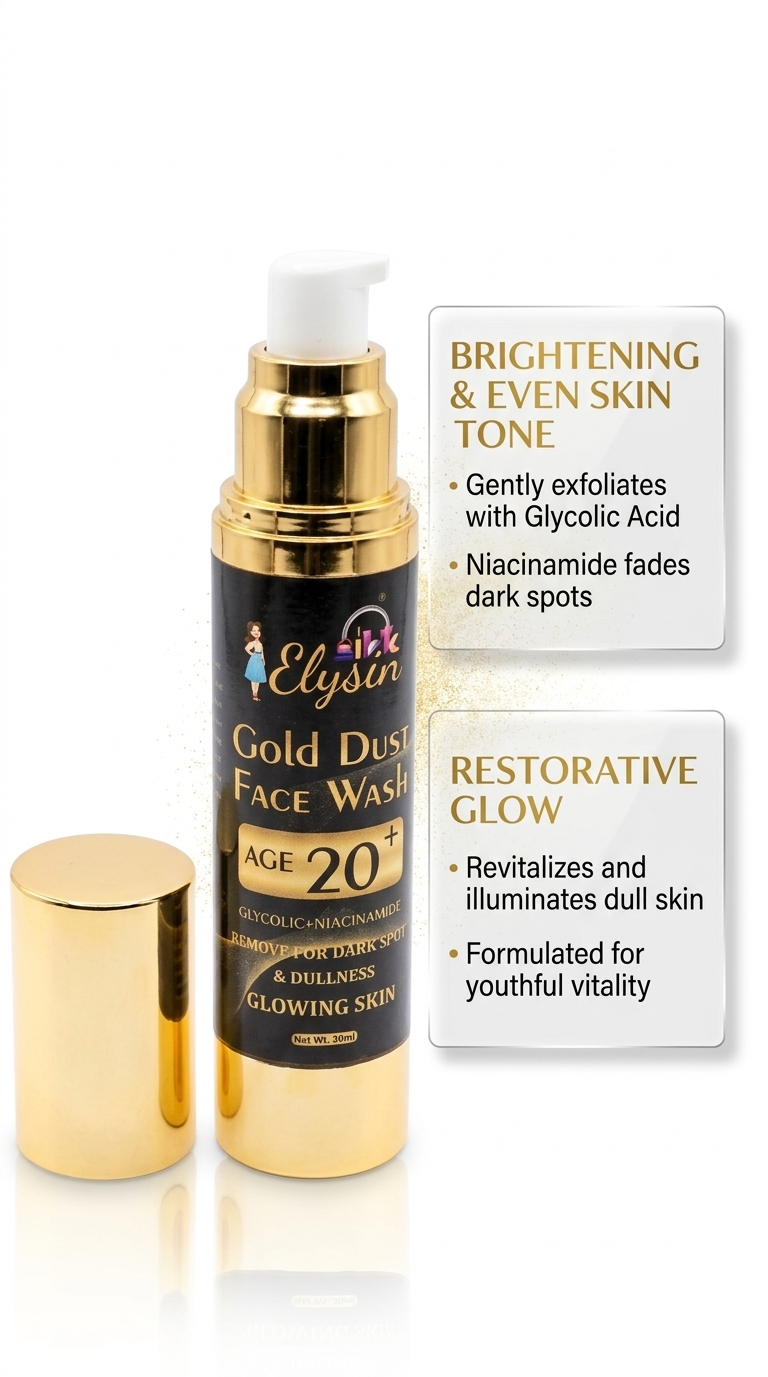 Gold  24K Dust Face wash 
